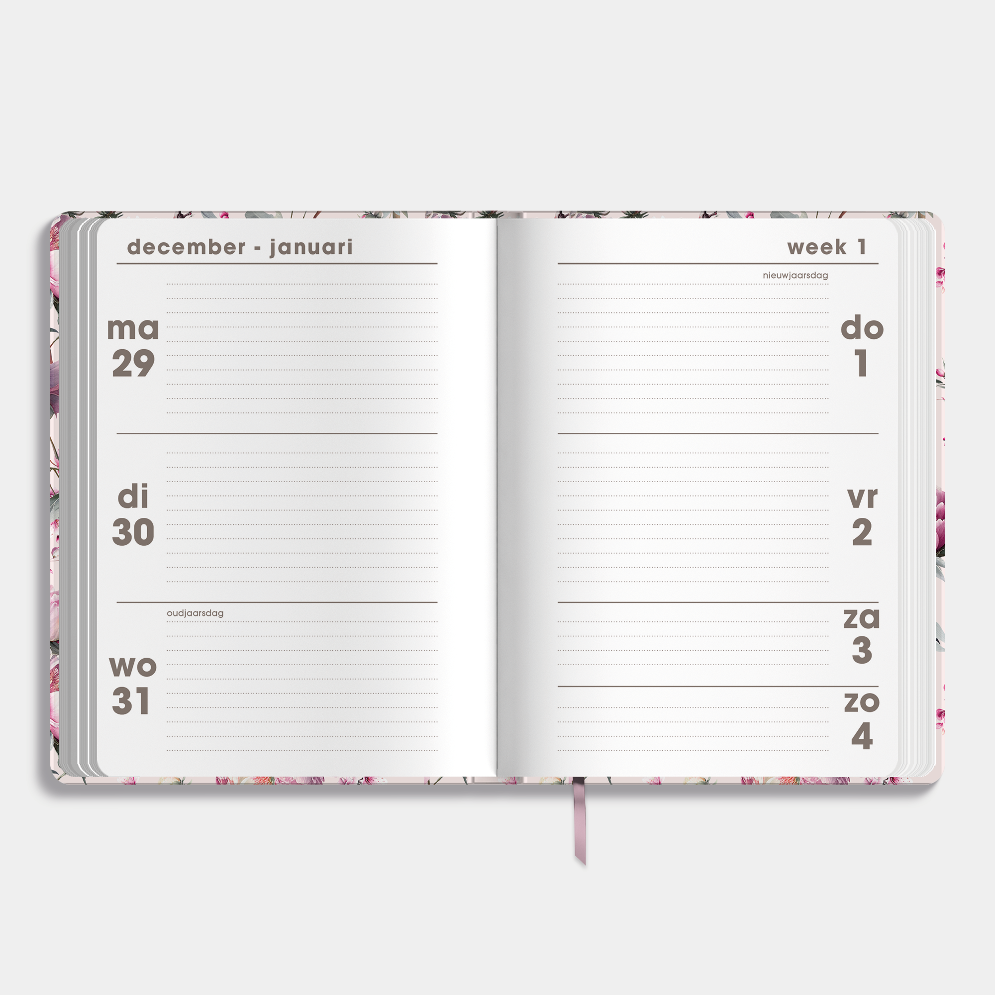 SOFT POCKET AGENDA 2026 A6 KERSENBLOESEM