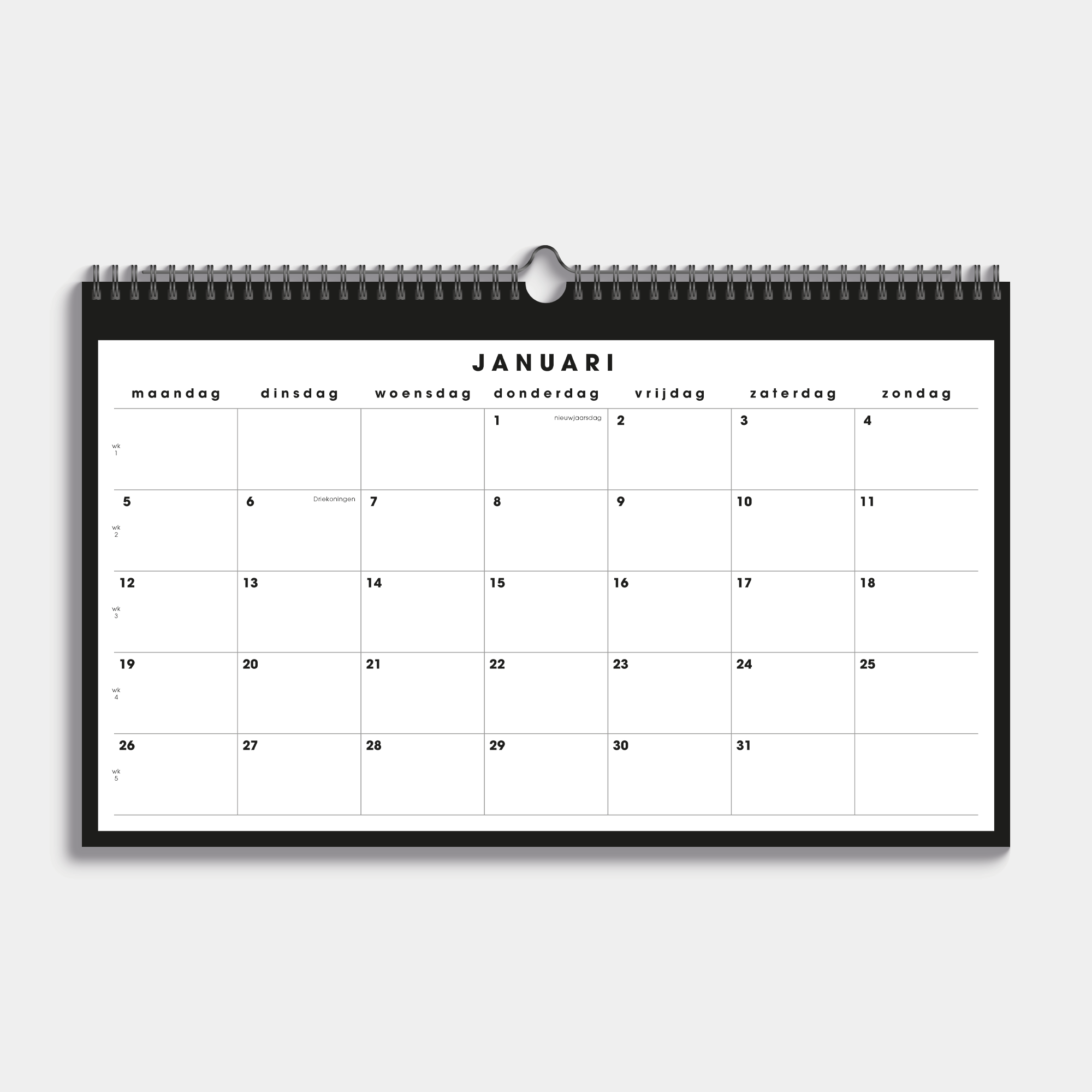 MAANDKALENDER 2026 ±A3 BASIC