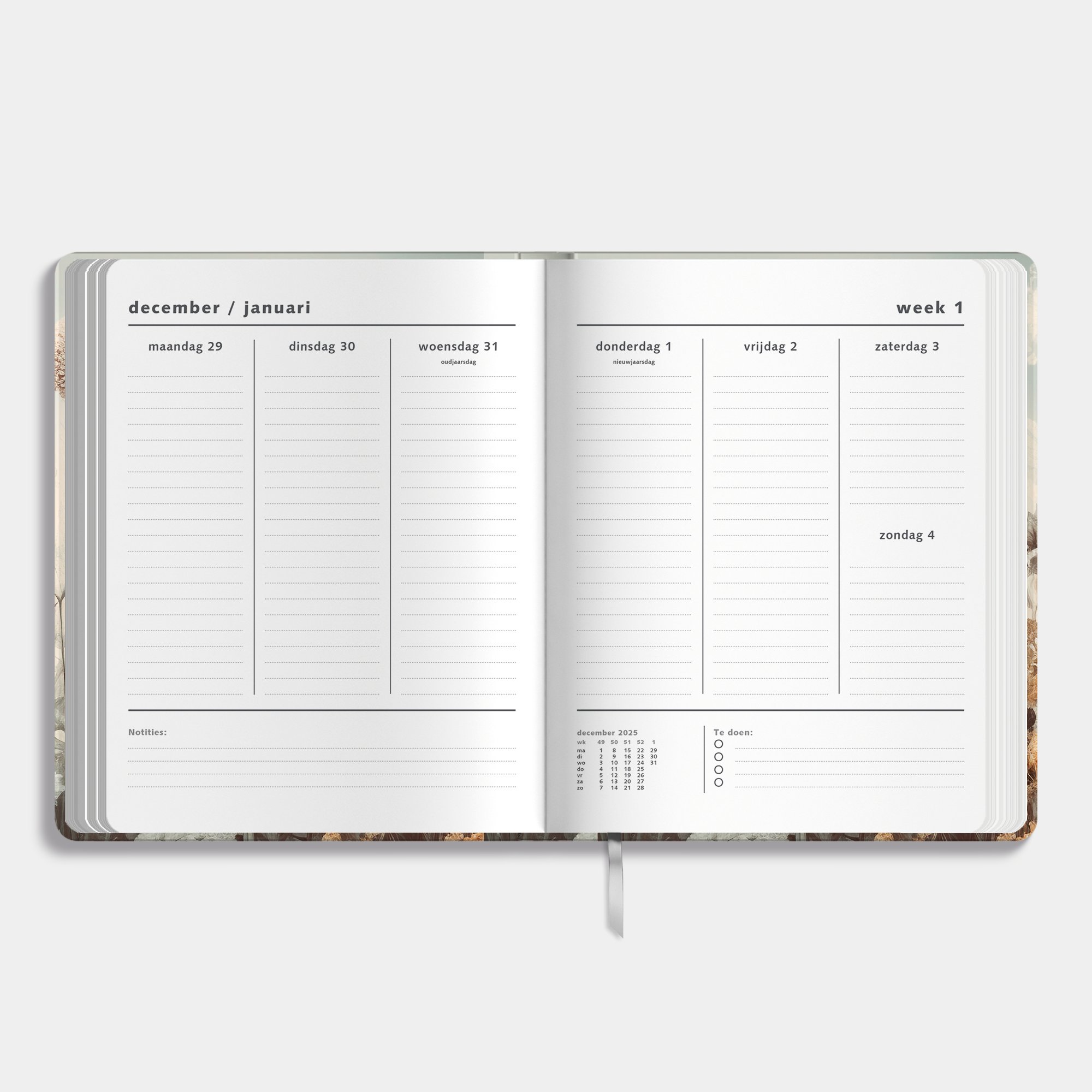 WEEKPLANNER 2026 ±A4 VELDBLOEMEN