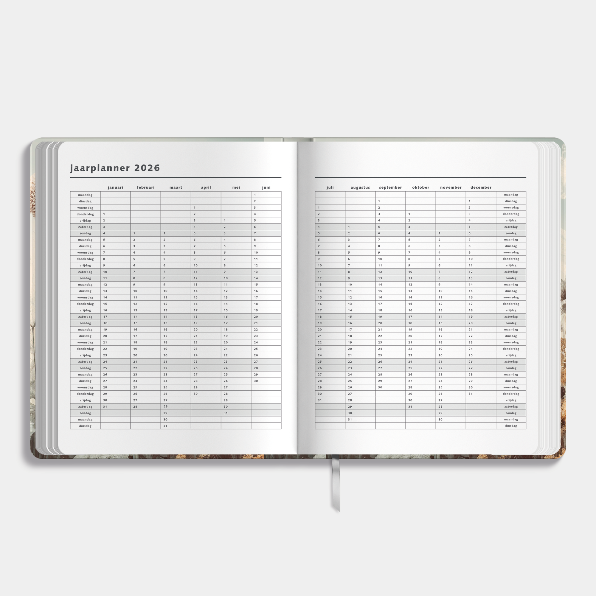 WEEKPLANNER 2026 ±A4 VELDBLOEMEN