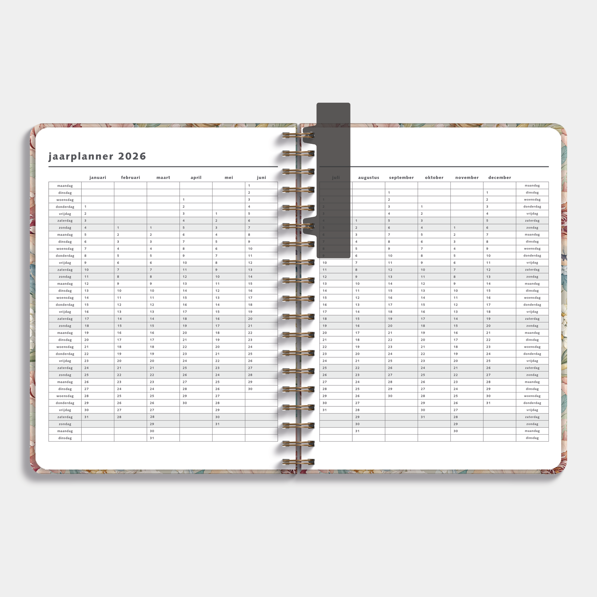 WEEKPLANNER 2026 ±A4 VINTAGE PIOENROZEN
