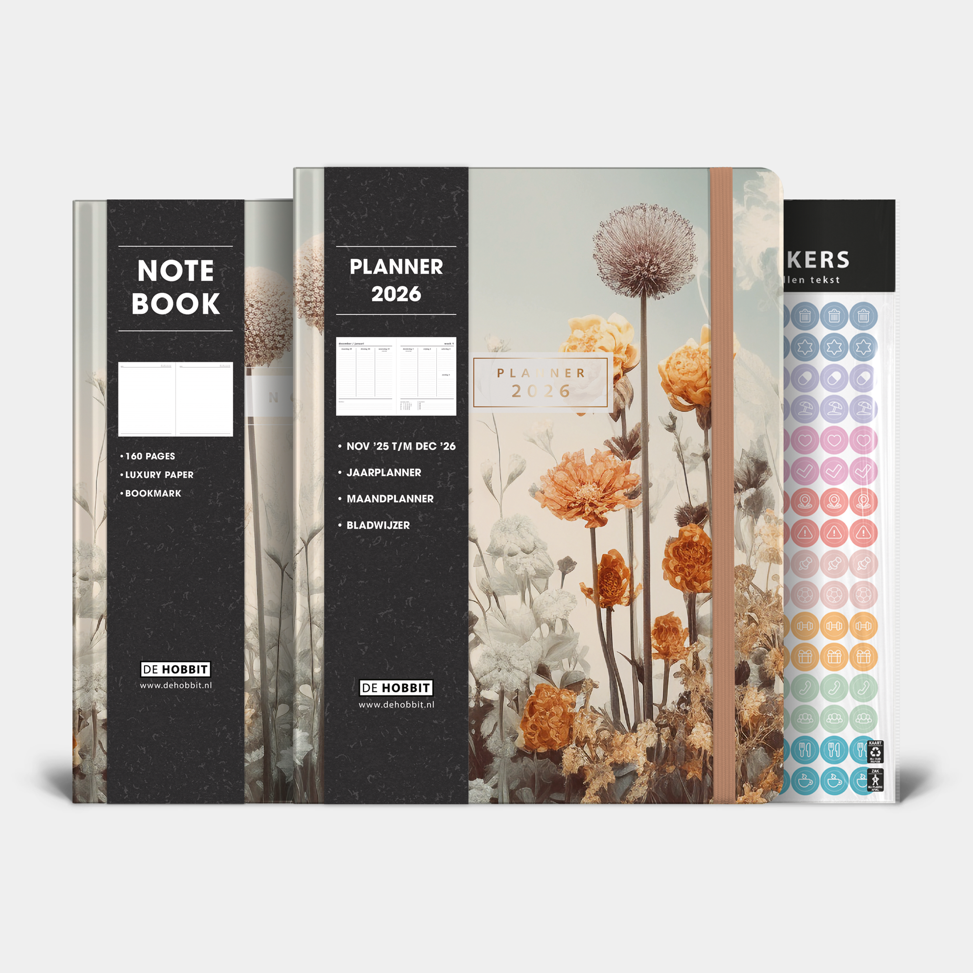 WEEKPLANNER BUNDEL 2026 VELDBLOEMEN