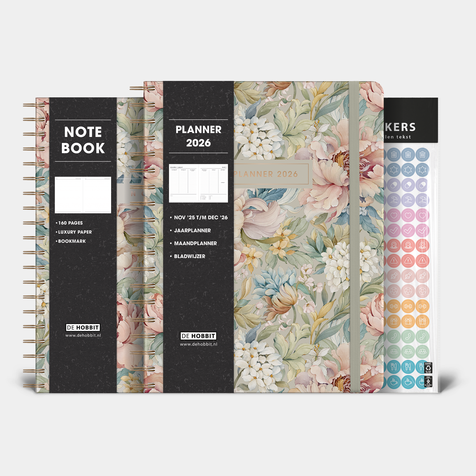 WEEKPLANNER BUNDEL 2026 VINTAGE BLOEMEN