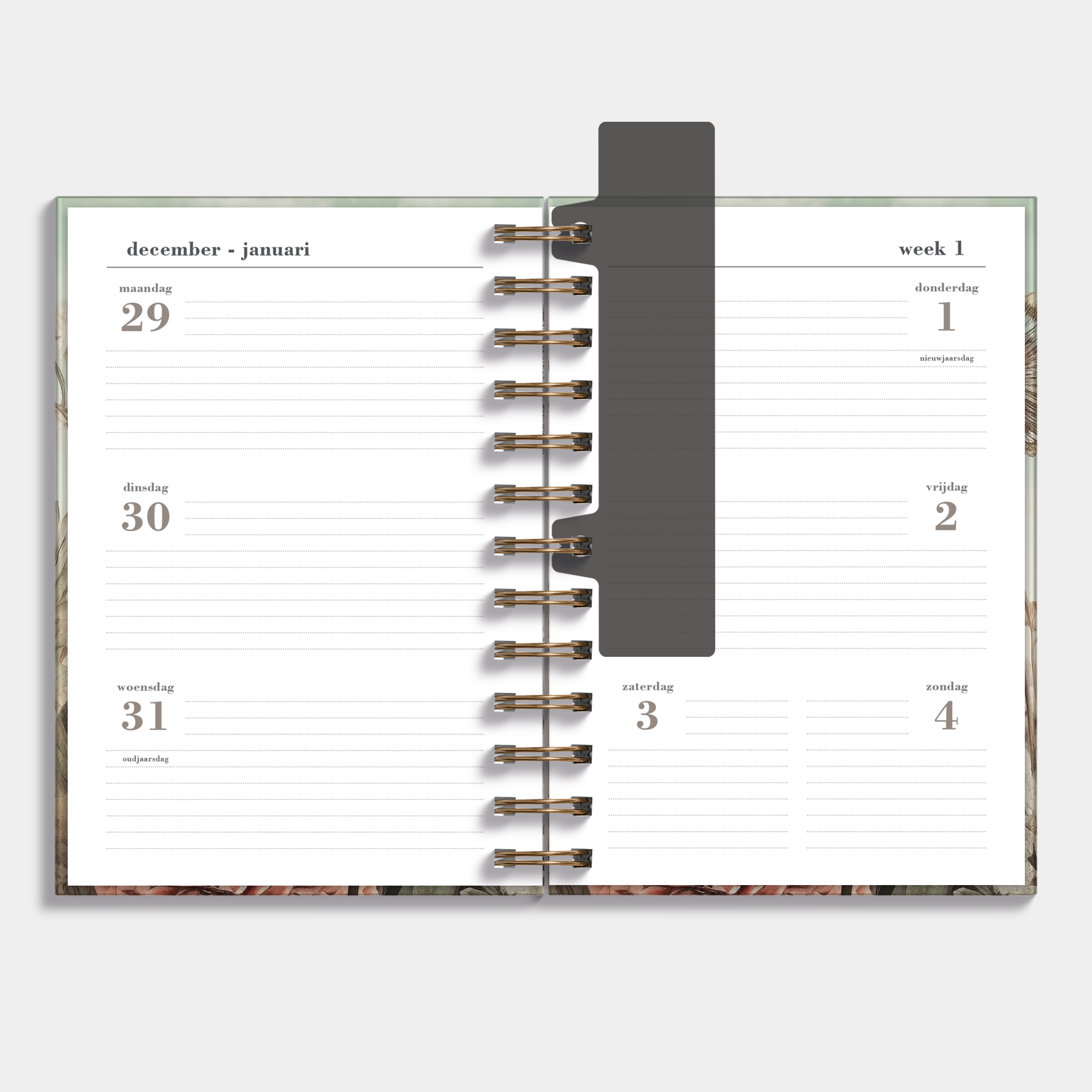 RINGBAND AGENDA 2026 MEDIUM VELDBLOEMEN