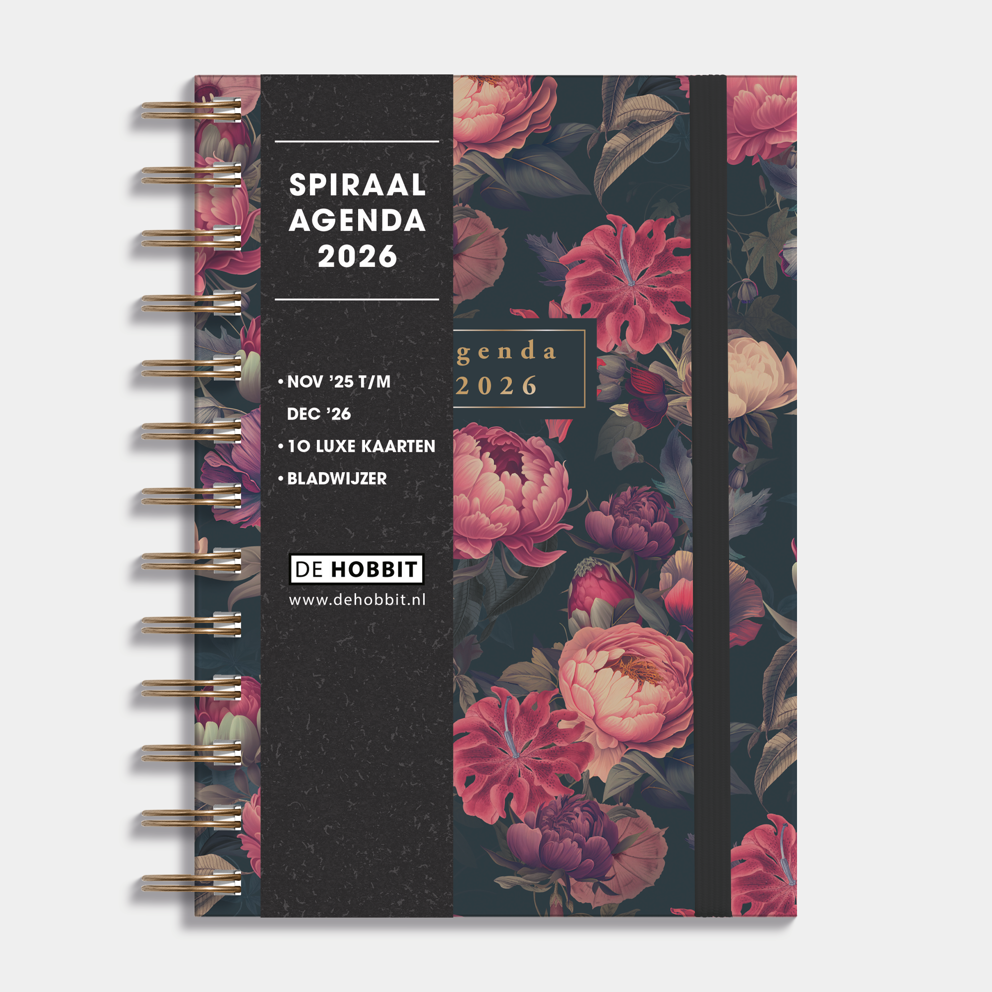 RINGBAND AGENDA 2026 MEDIUM KLASSIEKE ROZEN