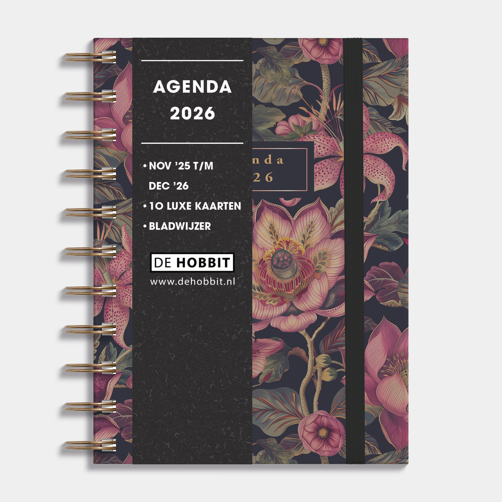 RINGBAND AGENDA 2026 A6 KLASSIEK BOTANISCH