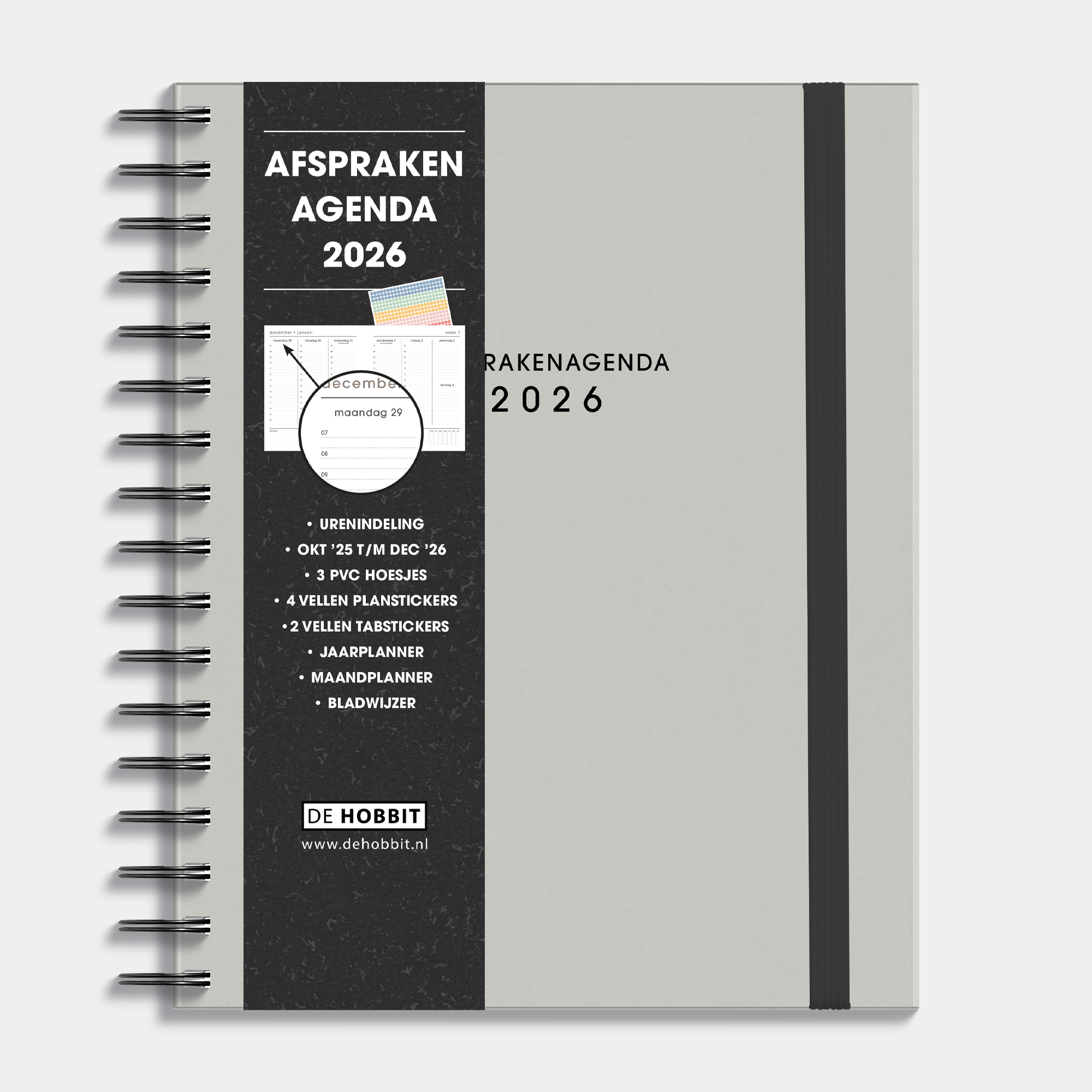 LUXE AFSPRAKENAGENDA 2025 A5+ WASHED CRAFT